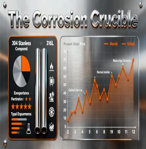 The Corrosion Crucible: Navigating Stainless Steel Pipe Grades (304 vs 316L) and Global Price Trends