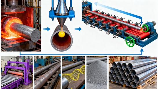 How Seamless Steel Pipes Are Manufactured: From Billet to Finished Tube